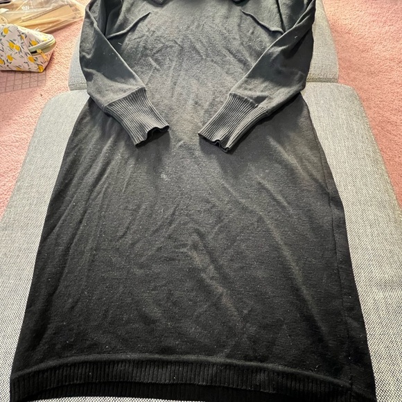 Vintage knit Claude Montana dress, Medium.  Mid 1980s - Picture 7 of 7